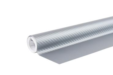 Carbonfolie Silber 30cm x 150cm